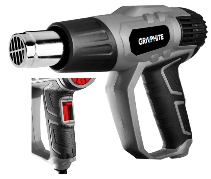 Graphite Horkovzdušná Pistole 2000W kufr 59G526