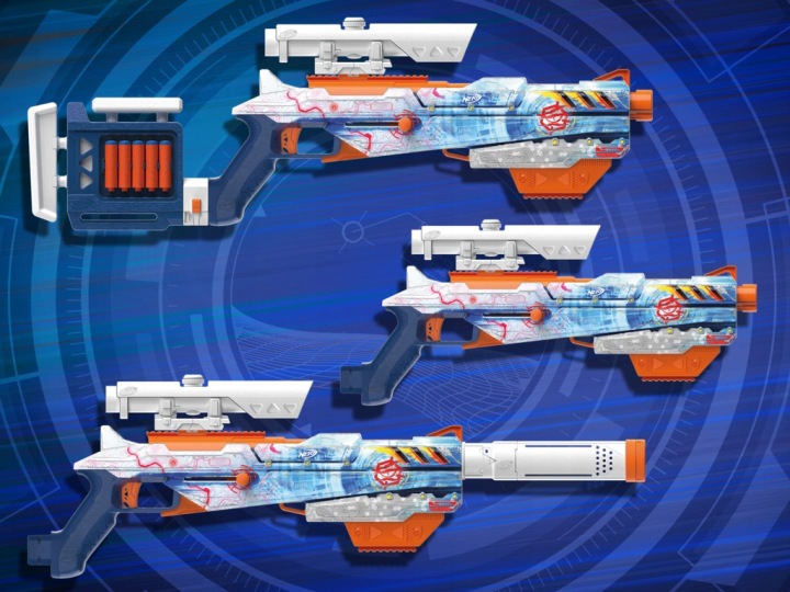 NERF LOADOUT бластер пускова установка ARCTIC ZEROSTRIKER 24 стрілки HASBRO G1763 — фото 6