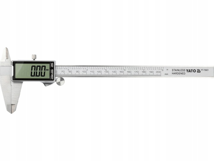 Elektronické posuvné měřítko Yato 200 mm YT-72021 Displej