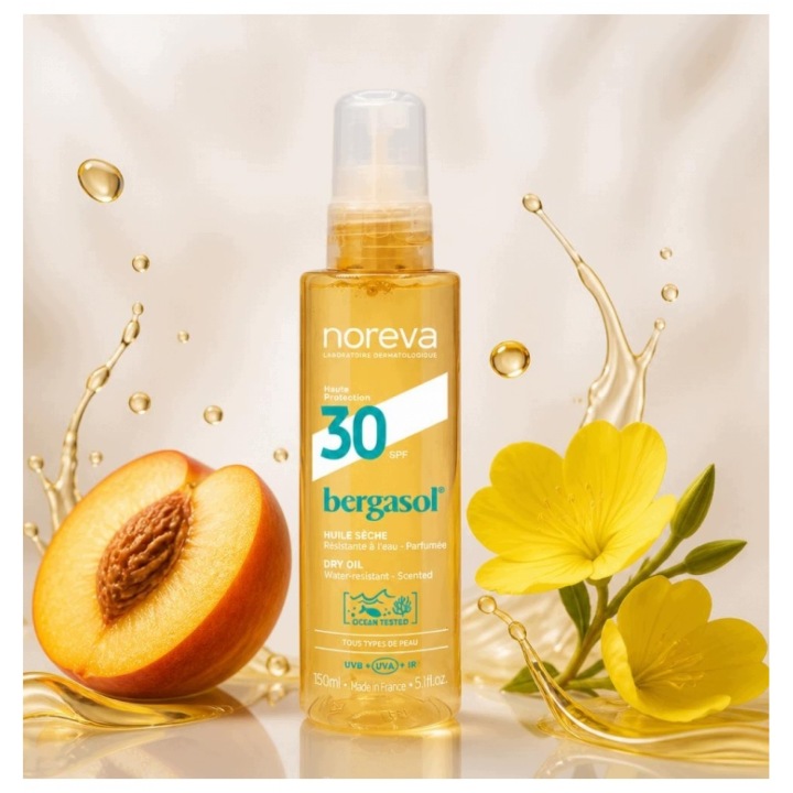 Noreva Bergasol Dry Oil SPF30 150 мл — фото 5