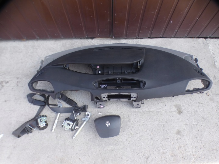 RENAULT SCENIC III 3 CRUSCOTTO KIT COMPLETE airbag consolle ROZDZIELCZA airbag CINTURA SICUREZZA ANTERIORI DEMONTAZ