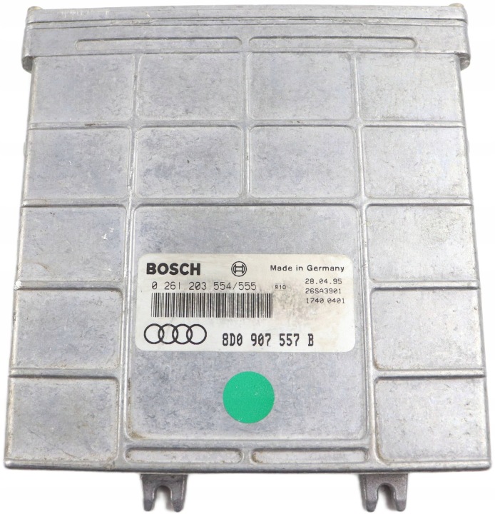 AUDI A4 B5 počítač modul riadiaca jednotka MOTORA 1.6 8V 8D0907557B 0261203554