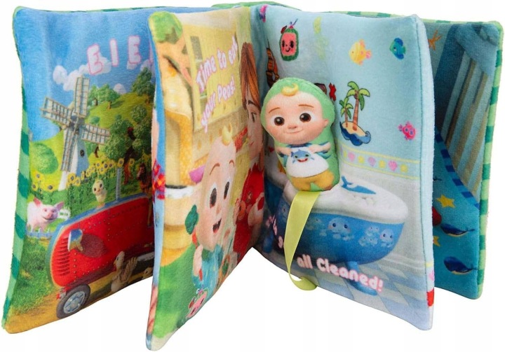COCOMELON співаючий TIME PLUSH BOOK, різні, WT80121