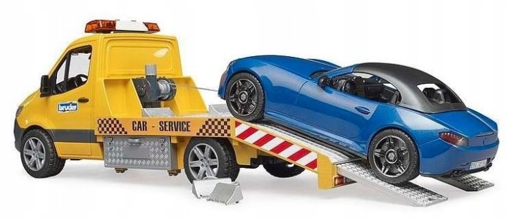 BRUDER Mercedes Sprinter Евакуатор Евакуатор з автомобілем 02675 — фото 13
