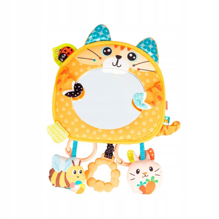 Котик з Дзеркальцем Jolly Baby Сенсорна Іграшка 0 міс.+