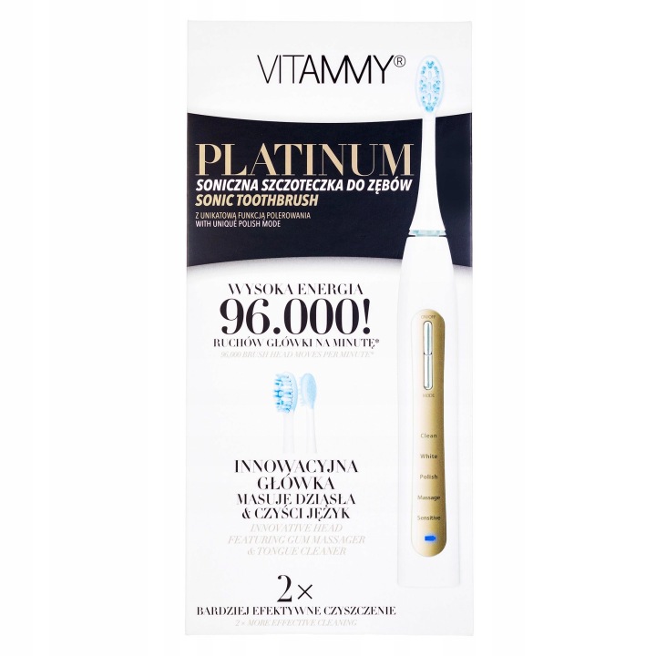 Щіточка електрична звукова VITAMMY PLATINUM — фото 3