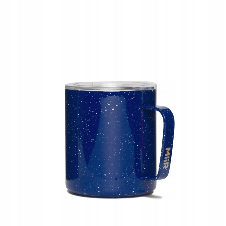 MiiR Termohrnek Camp Cup 350 ml modrý skvrnitý modrý s víčkem