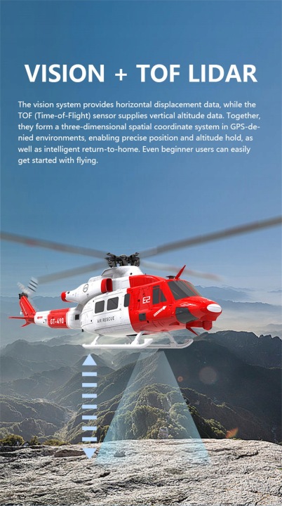 Гускій Legend E2 GPS 2.4 г 6CH UH-1Y TOF Тримач висотний Подвійний — фото 11