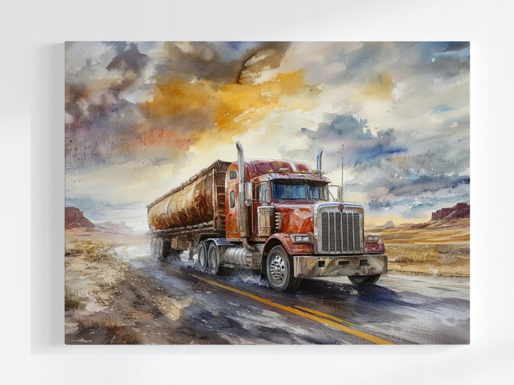 Plakát Auto Truck Kamion Auto Transport 100x75