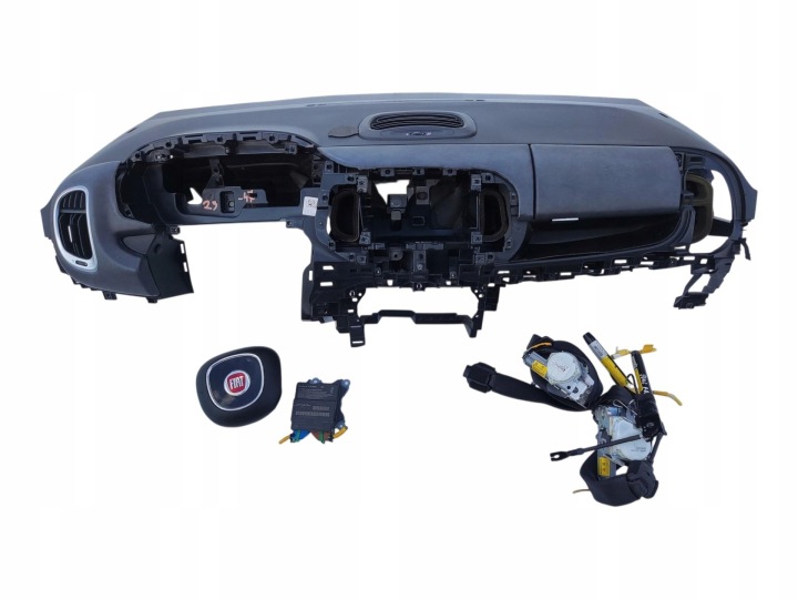 CRUSCOTTO KIT COMPLETE airbag consolle airbag airbag CINTURA SICUREZZA ANTERIORI SENSOR FIAT 500L 2012-2017