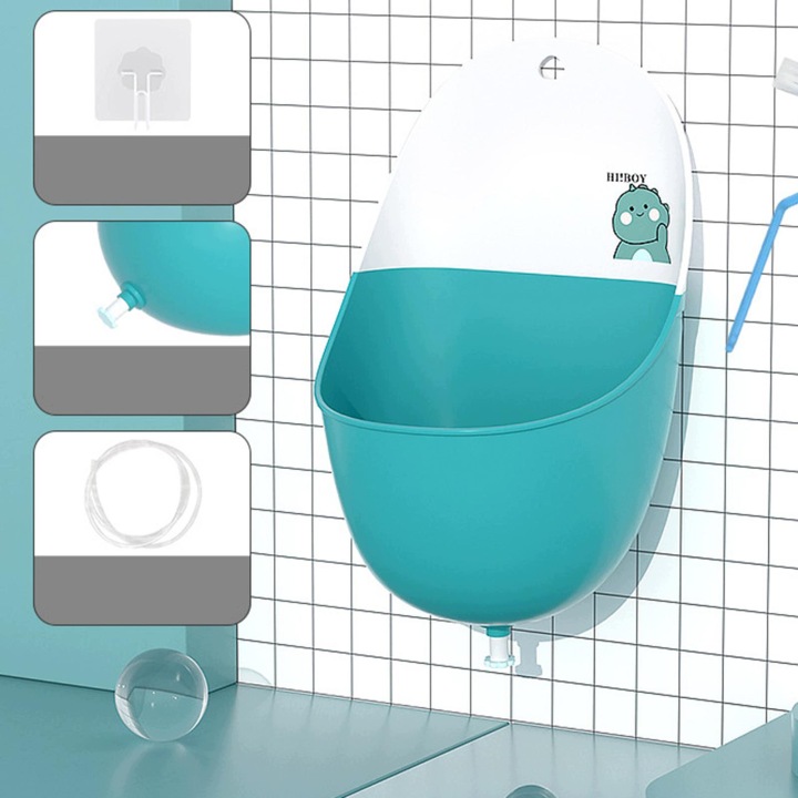 Підвісні дітей Горщик Easy Clean Мультяшний Гак на вулиці зелений з трубкою — фото 3
