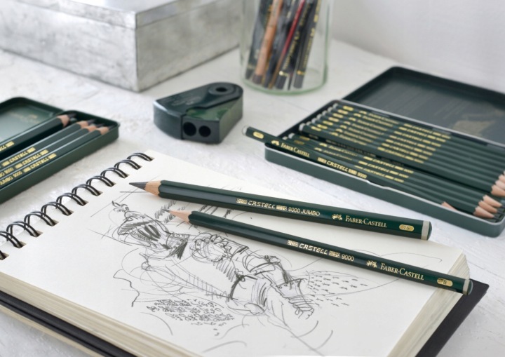 Олівці faber castell 9000 art 8b - 2h [12] — фото 5
