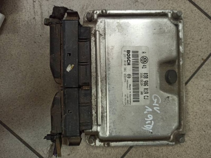 control unit of the engine vw Golf IV 1,9 TDI 038906019cj