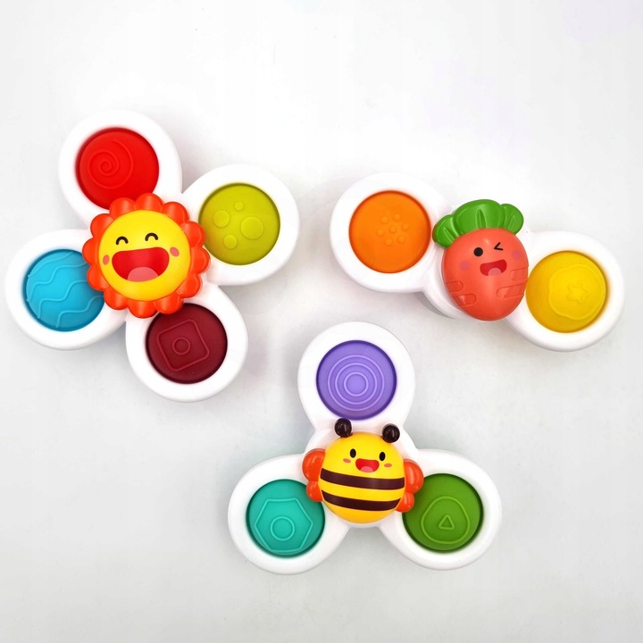FIDGET SPINNER GRA ZABAWKA SENSORYCZNA EDUKACYJNA 3W1 WOOPIE BABY Kod producenta 45739