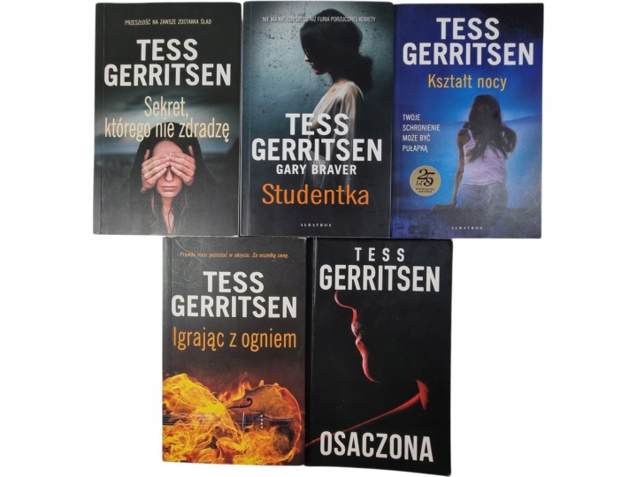 Zdjęcie egzemplarza: Tess Gerritsen / zestaw 5 książek / Kryminał