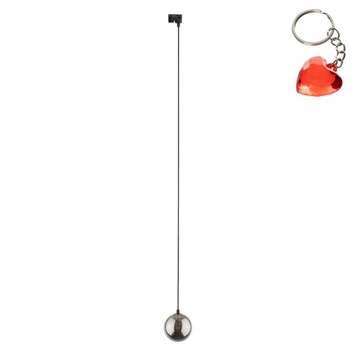 Závěsná kolejnicová lampa 1F Tracer Black 4926 Tk Lighting