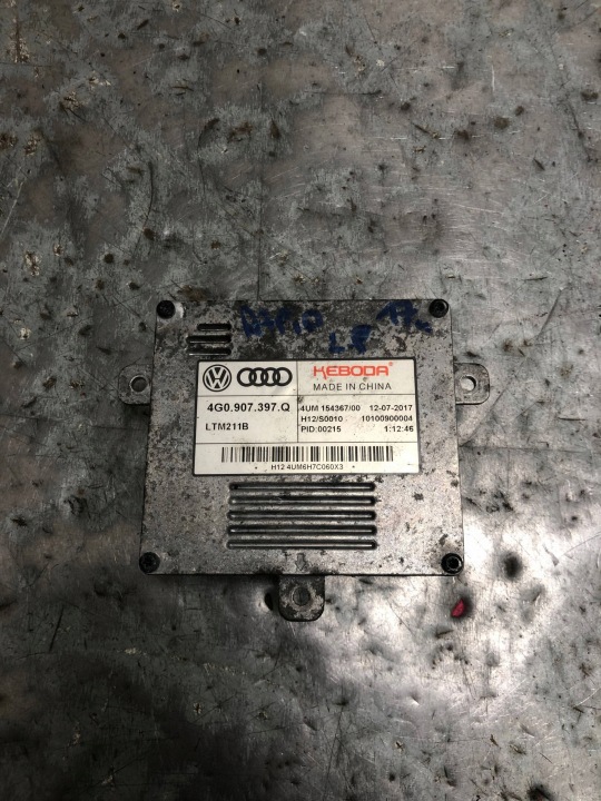 control unit XENON left front SKODA RAPID 4G0907397Q