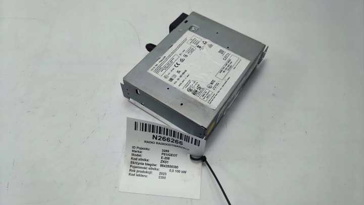 RADIO Radio 9847854380 PEUGEOT E-208