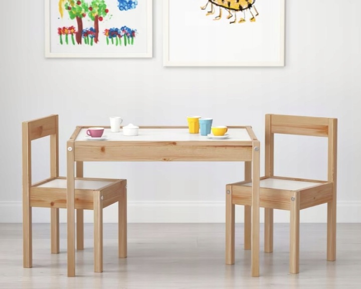 IKEA LATT Столик дитячий і 2 стільця Дерево — фото 13