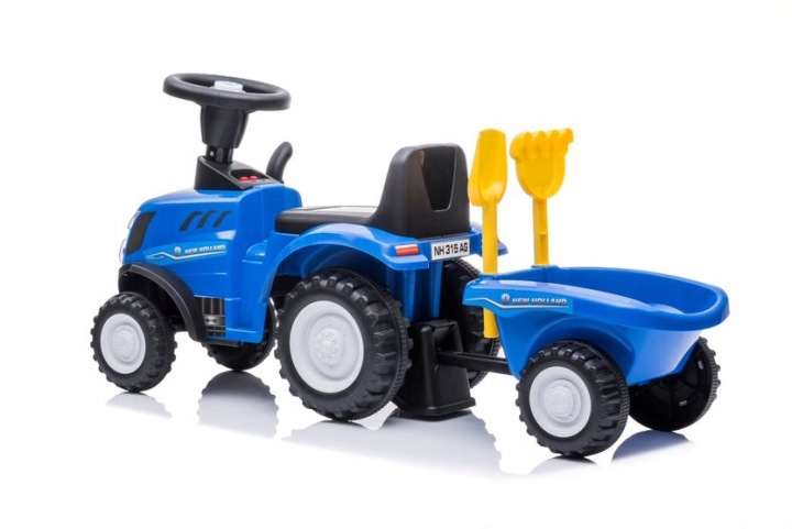 Каталка-толокар ходунки трактор NEW HOLLAND авто автомобіль великий дітей клаксон — фото 4