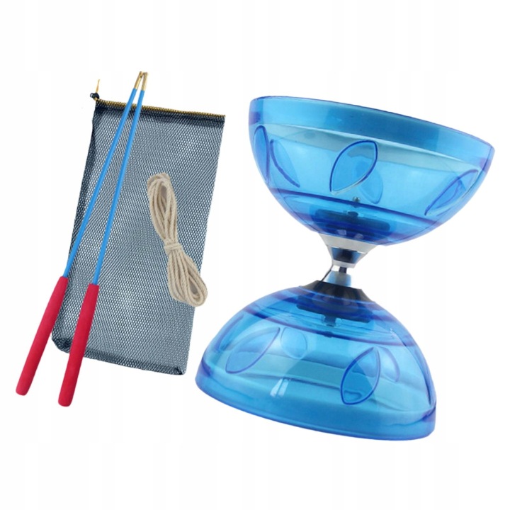Yoyo Діаболо Toy Діаболо Ball Toy Тренування Еластичний потрійний підшипник Синій