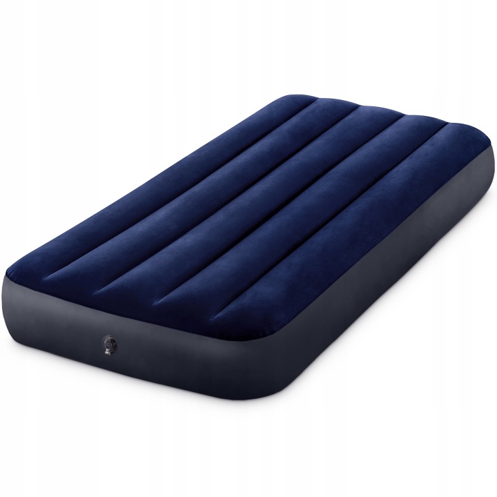 Matrace tmavě modrá vysoká kvalita 191x76x25 cm pro 1 osobu Intex 64756