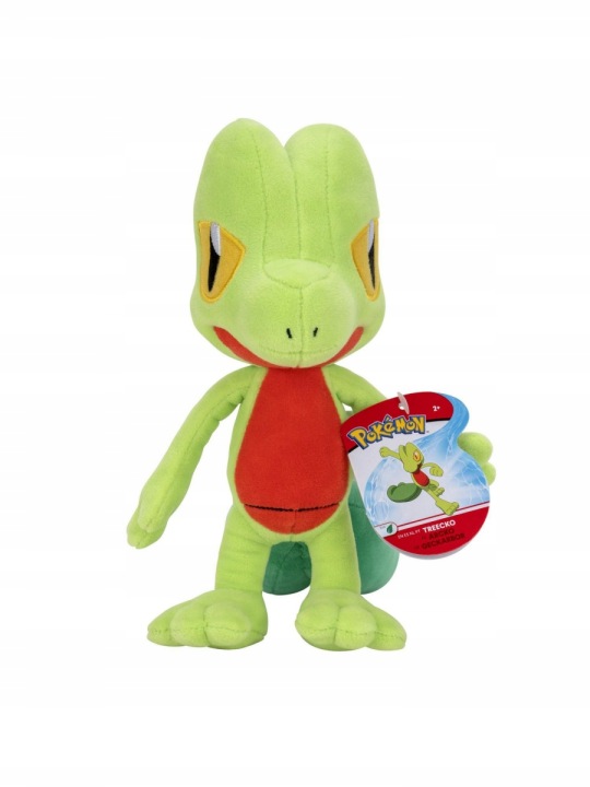 М'яка іграшка POKEMON Серія 22 TREECKO 20 см PKW3461