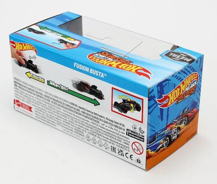 Машинка hot wheels інерційний speeders fusion busta (hpr83) mattel — фото 6