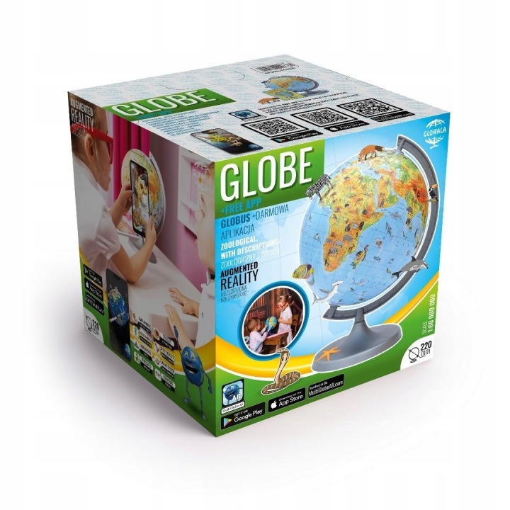 Глобус зоолог. з підсвічуванням. MULTI GLOBE AR 22 см GB