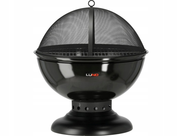 Lund 99717 Ocelové Ohniště S Roštem 54 CM Na Oheň