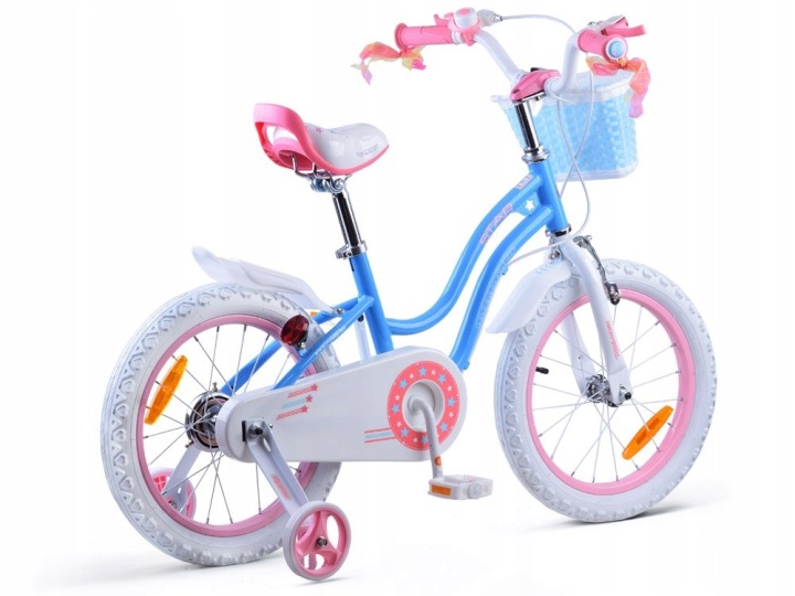 RoyalBaby Велосипед дівчачий STAR GIRL 16 дюймів кошик колеса бічні RB16G-1 — фото 10