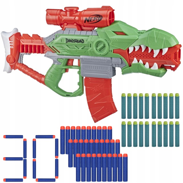 Пускова установка Nerf DinoSquad Rex-Rampage F0807 — фото 10