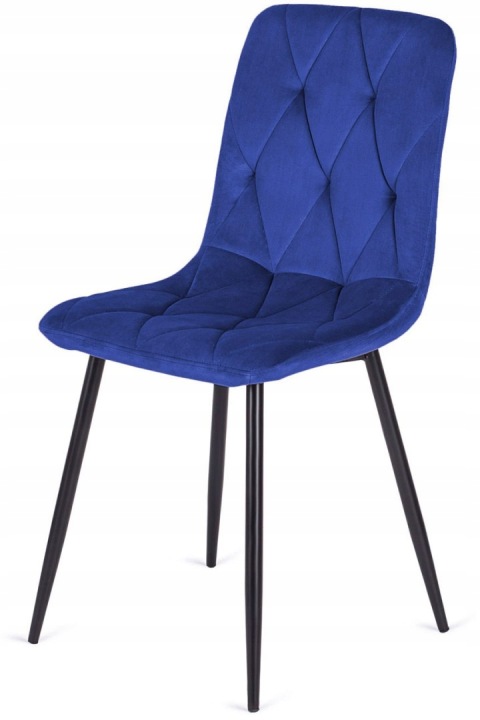 Čalouněná židle Borgo Velvet Blue Lugano