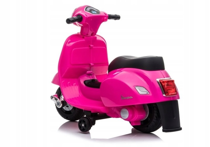 2 шт. Скутер на Акумулятор Vespa GTS 300 Міні Рожевий — фото 4
