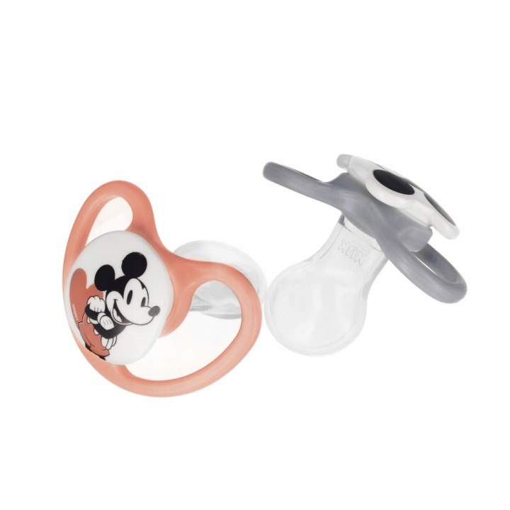NUK Соска заспокійлива силіконова 0-6 міс. Space Disney міккі маус Minnie 2 — фото 4