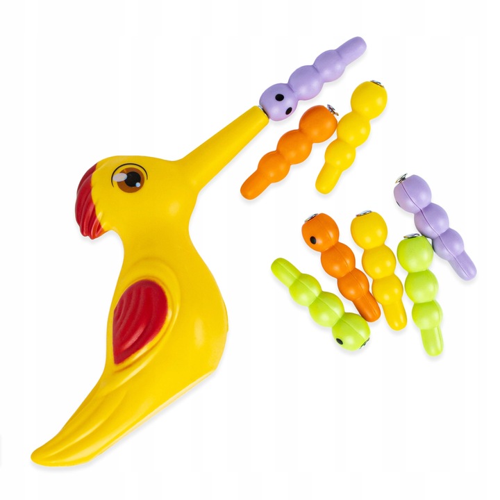 EDUCATIONAL GAME FOR CHILDREN CATCH THE WORM AND THE WOODPEPELE Material metal plastic other