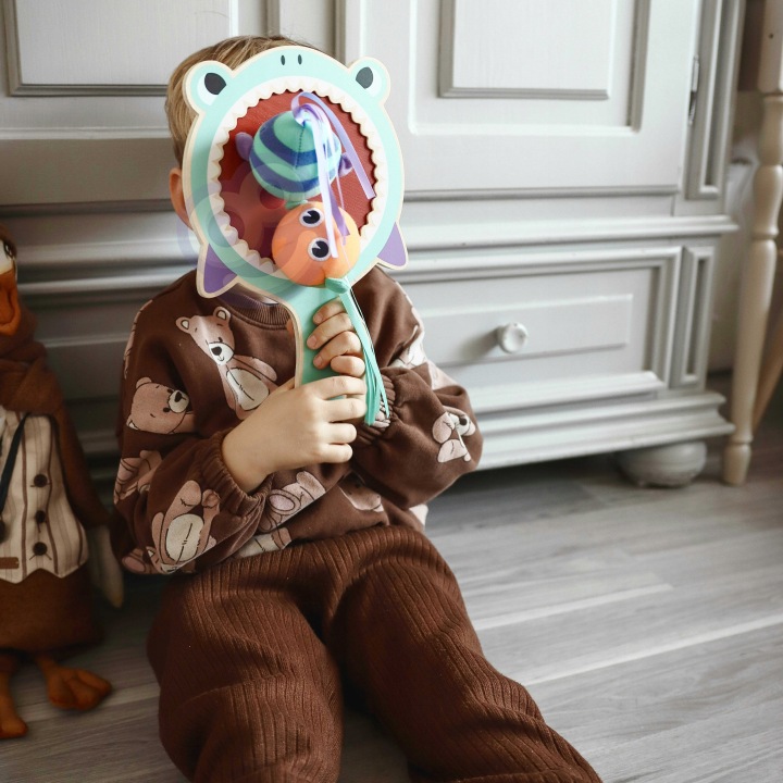 PALETKA NA RZEPY PIŁKI GRA CATCH BALL WOOPIE GREEN Kod producenta 44985