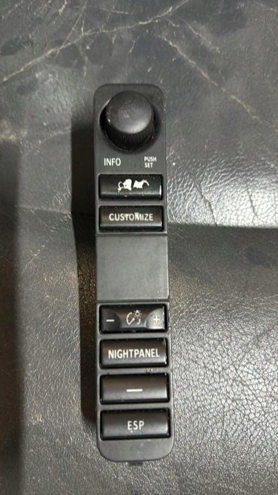 PANEL ovladačů ESP TEMPOMAT SAAB 93 9-3 2002-2007 12792588 NIGHTPANEL