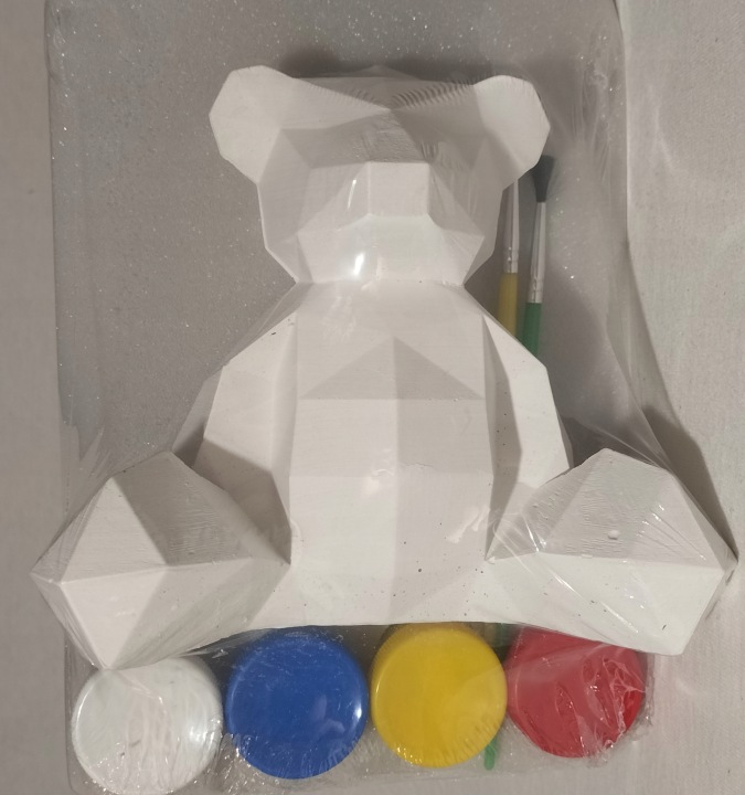 Розмальовка 3D Фігурка гіпсова для малювання Bear — фото 3