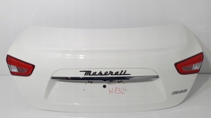 Arrière Porte arrière coffre hayon MASERATI GHIBLI 2017 ROK (H132) BIALA BIALY