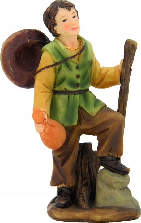 Figurka na zdobení Betlému „Putovník s holí“ – pro figurky o výšce 19 Cm