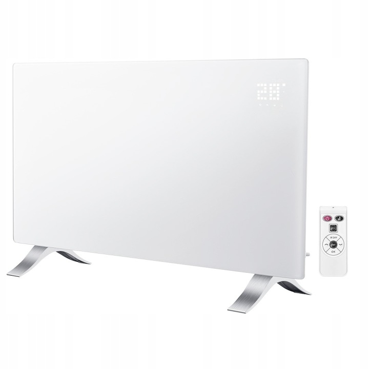 Elektrický Konvektorový Ohřívač 1500W IP24 S Dálkovým Ovládáním, Wifi