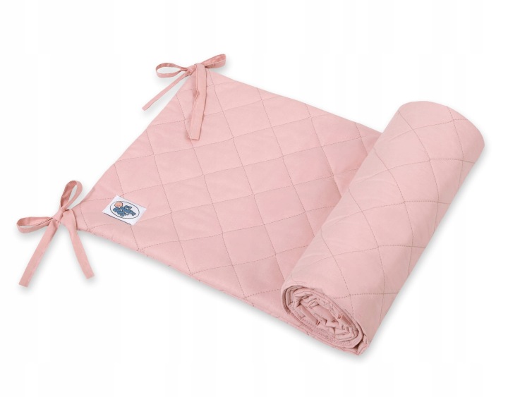 Бортик для ліжечка My Sweet Baby 152 см x 32 см брудно-рожевий — фото 4