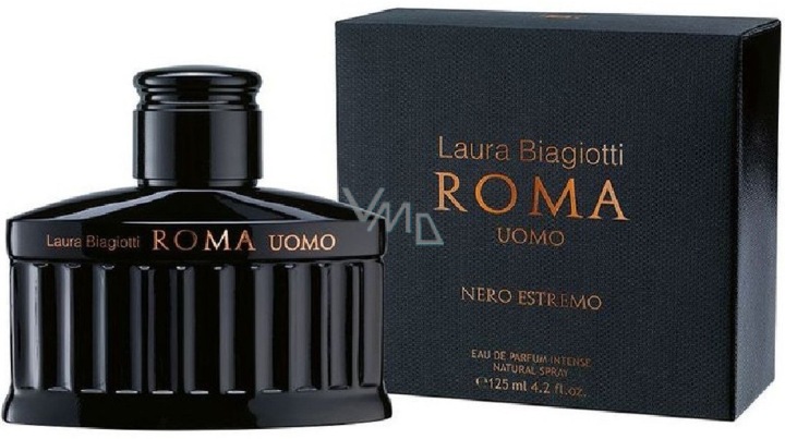 laura biagiotti roma uomo nero estremo woda perfumowana dla mężczyzn 125 ml     