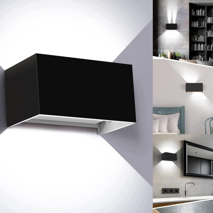 Led nástěnné svítidlo 24W, venkovní/vnitřní reflektor, zahradní lampa