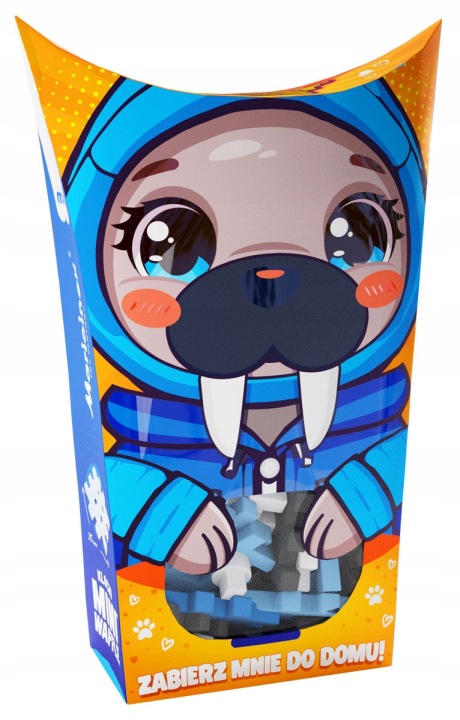 MARIOINEX міні WAFFLE конструктор фігурка POCKET PETS морж 25 ел.