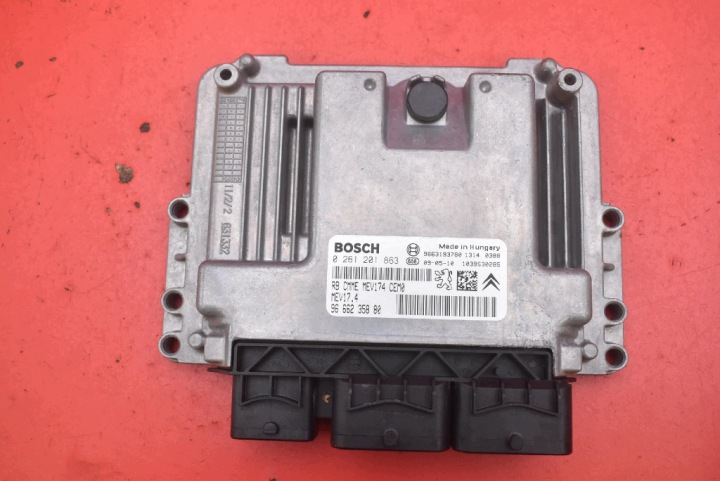 control unit of the engine 9666235880 0261201863 PEUGEOT 207 1.4 VTi 95 KM 06-09