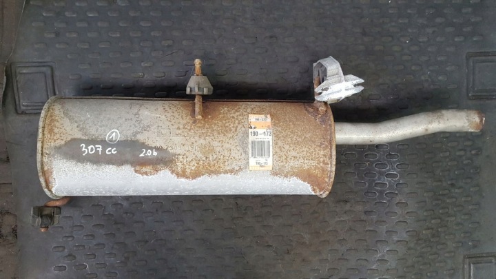 Tlumik koncowy central Peugeot 307 CC 2,0