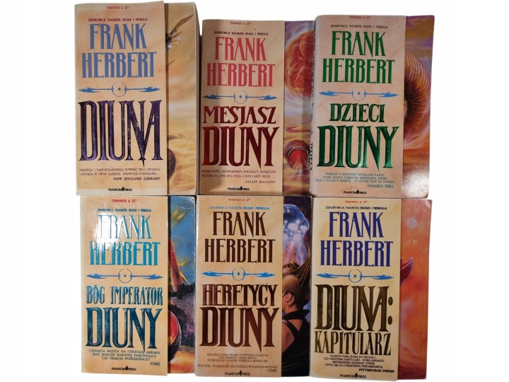 Zdjęcie egzemplarza: Kroniki Diuny Tomy 1-6 / Diuna / Phantom Press / Herbert