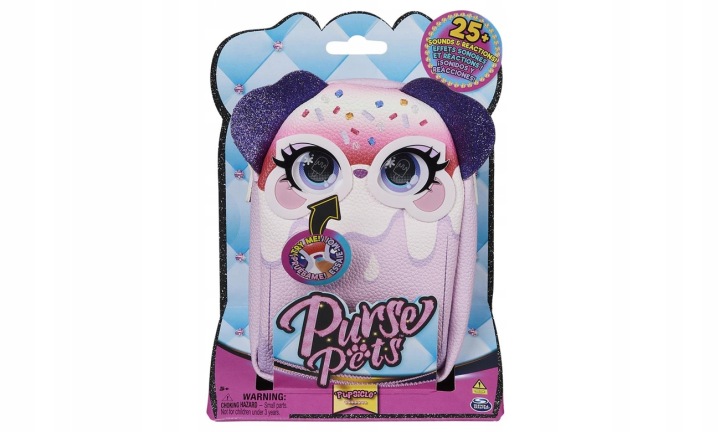 PURSE PETS сумочка інтерактивна тваринка песик світло звук SPIN MASTER — фото 2
